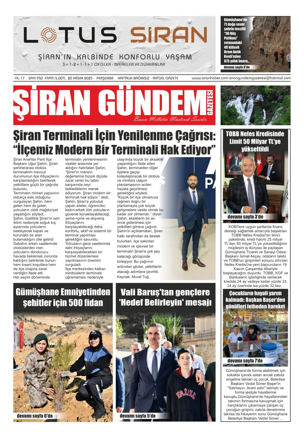 ŞİRAN GÜNDEM GAZETESİ