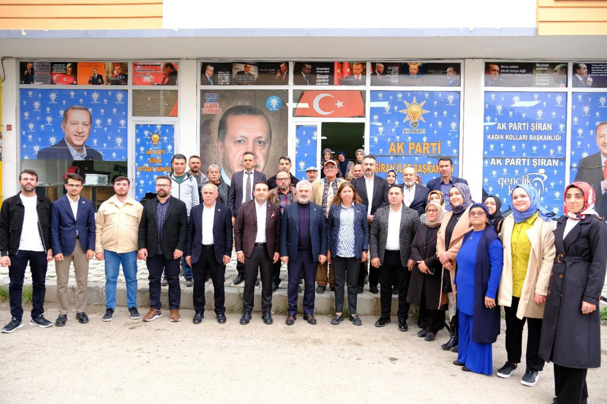 AK Parti Heyetinden Şiran’da Birlik ve Beraberlik Mesajı