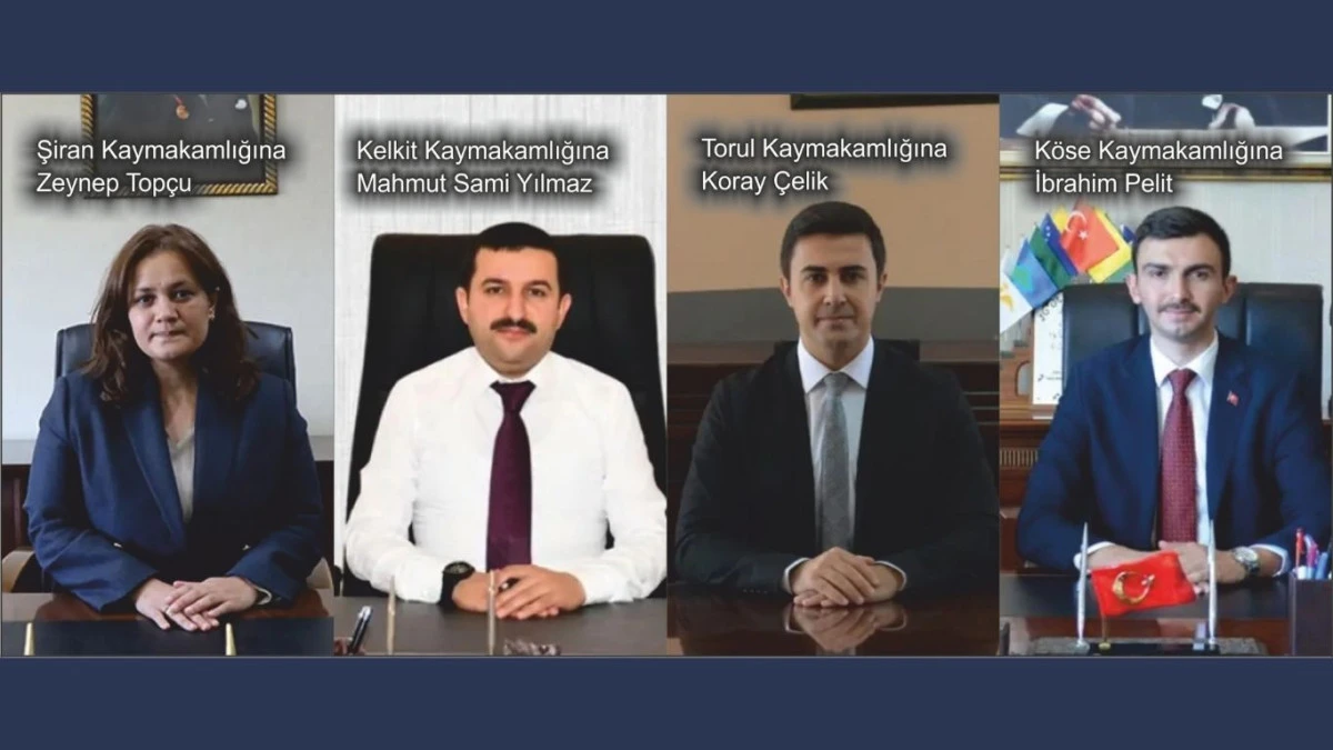 Dört İlçenin Kaymakamı Değişti