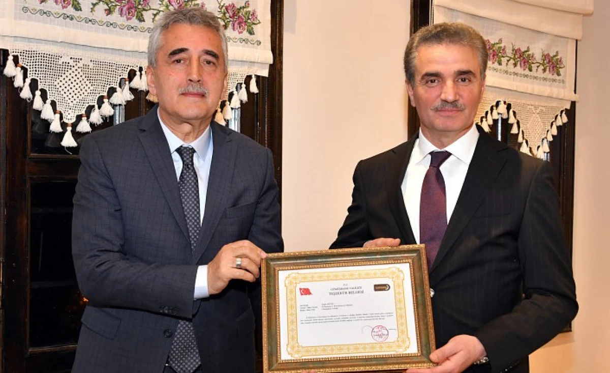 Gümüşhane basınının çınarlarından Engin Doğru için veda töreni