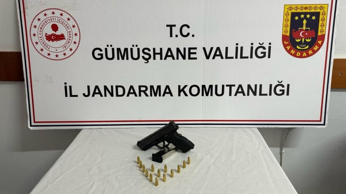 Gümüşhane'de Ruhsatsız Silah Ele Geçirildi