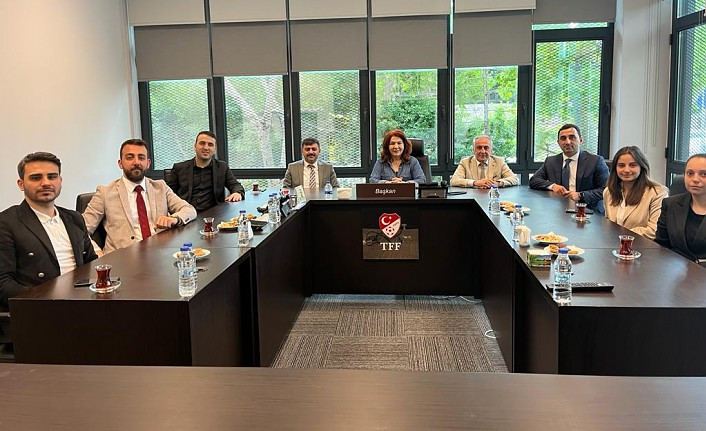 Gümüşhaneli Hukukçular Platformu'ndan Türkiye Futbol Federasyonu'na ziyaret 