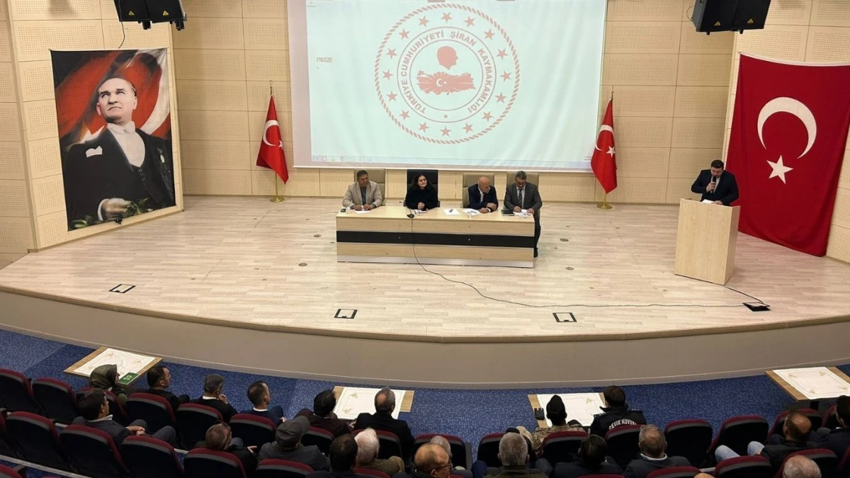 Şiran’da Köylerin Hizmet Planlaması Masaya Yatırıldı