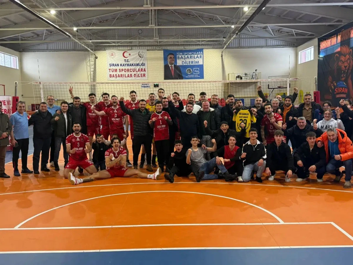 &Uuml;nsal Group Şiran Akademi Spor, Ziraat Bankkart&rsquo;ı Nefes Kesen Ma&ccedil;ta 3-2 Mağlup Etti